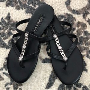 Brighton Black Sandals